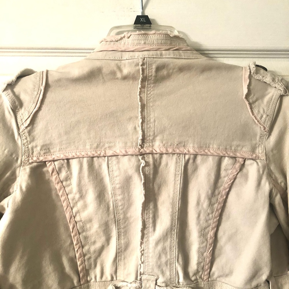 American Jeans Beige Jean Jacket - Picture 11 of 12